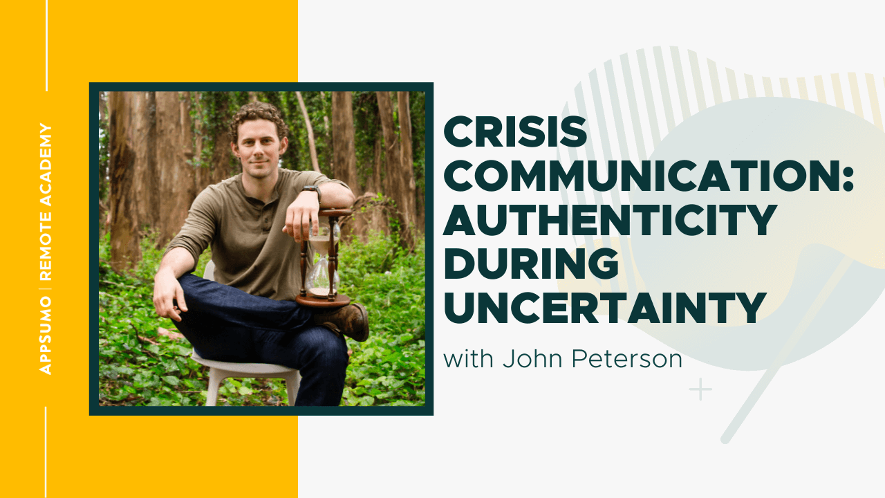  Crisis Communication 101: Authenticity During Uncertainty with John Peterson